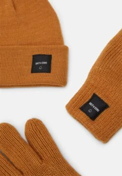 Only & Sons Onsxbox Gloves Beanie Unisex Set - Handschoenen - Camel -ONLY Winkel f16a97743f294baf8de7b87ee3de8097