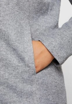 ONLY CARMAKOMA Carsedona Light Coat - Halflange Jas - Light Grey Melange -ONLY Winkel f48514efb2564ca4a7d543c1e9c7b748