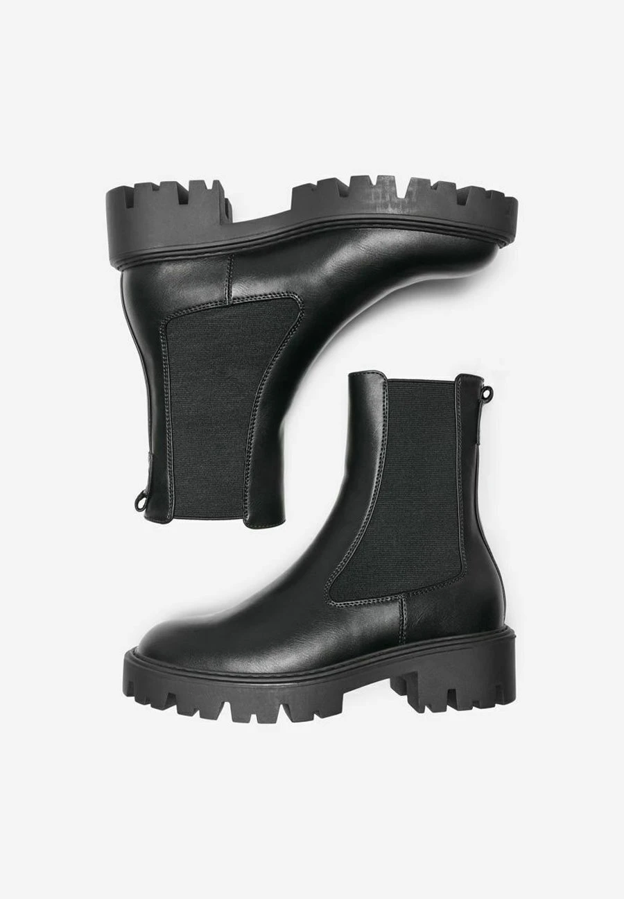 ONLY Shoes Enkellaarsjes Met Plateauzool - Black 6 ONLY Shoes Enkellaarsjes Met Plateauzool - Black - Afbeelding 4