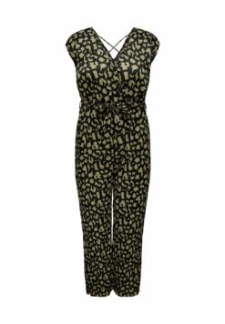 ONLY CARMAKOMA Curvy Gemusterter - Jumpsuit - Black