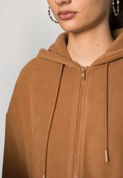 ONLY Onlkaroi Zip Hood - Fleecejas - Toasted Coconut -ONLY Winkel f873a85da2604888b3662dfbf3b08a57
