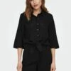 ONLY Geknotete - Overhemdblouse - Black -ONLY Winkel f8a15b7e7ece48798e3476a51ee72f26
