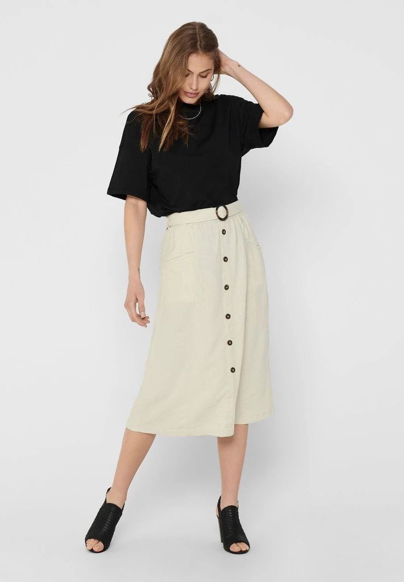 ONLY A-Lijn Rok - Almond Milk 4 ONLY A-Lijn Rok - Almond Milk - Afbeelding 2