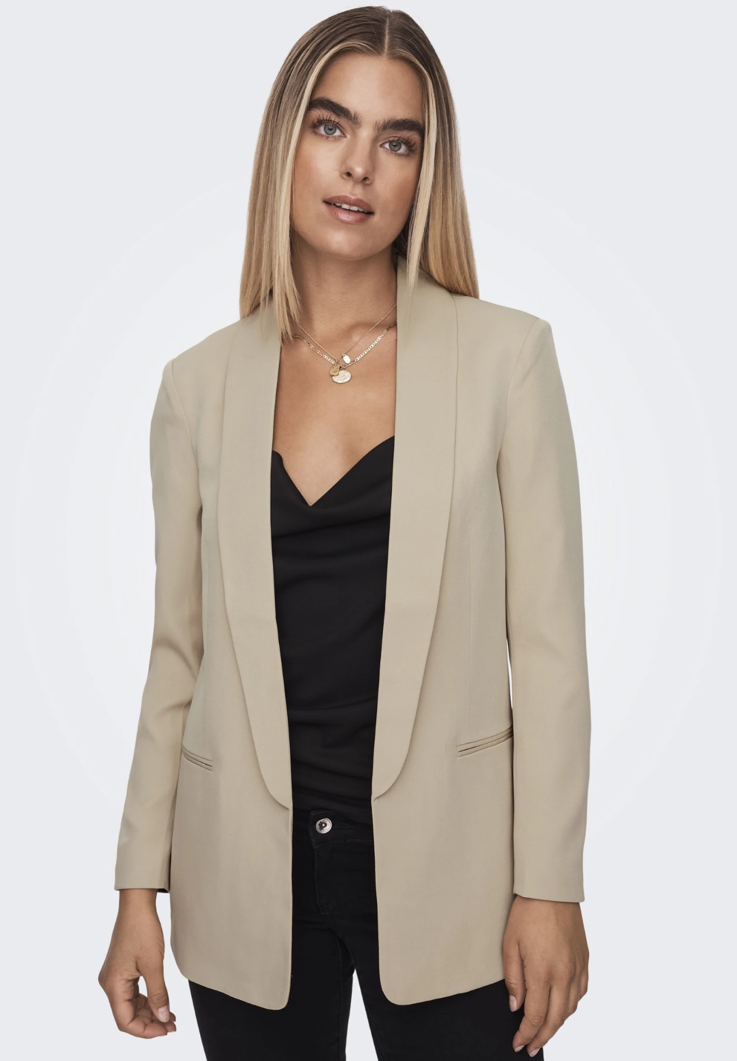 ONLY Fem Wov- Blazer - Irish Cream 7 ONLY Fem Wov- Blazer - Irish Cream - Afbeelding 5