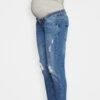 ONLY MATERNITY Olmeneda Mom - Jeans Skinny Fit - Medium Blue Denim